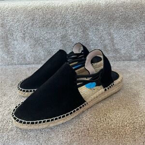 Picon Black Espadrille Slip-Ons Made in Spain.